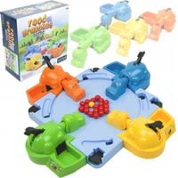 GŁODNE HIPCIE GRA ZRĘCZNOŚCIOWA DLA 4 OSÓB GRA RODZINNA HIPOPOTAM