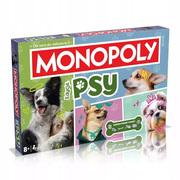 Gra planszowa Monopoly Psy Winning Moves zdjęcie 1