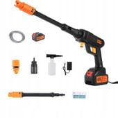 MYJKA Ciśnieniowa AKUMULATOROWA do 100bar ZESTAW 600W OGRODOWA