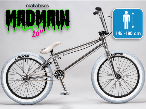 Rower BMX MAFIABIKES Madmain 20” Chrome 2019 na Arena.pl