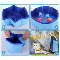 BASEN DLA KOTA z 6 rybkami, zestaw zabawek dla kota + ebook gratis