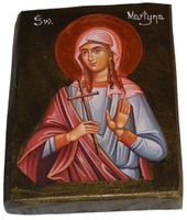 Ikona Święta Martyna patronka matek karmiących