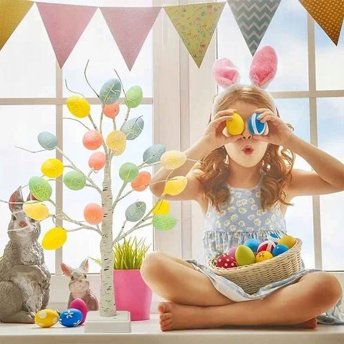 Drzewko świecące LED 60cm ozdoba dekoracje świąteczne brzoza biała 24 diody na Arena.pl