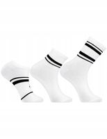 Skarpetki Męskie Bawełniane Różna Długość Unisex 3-pak BIAŁY MORAJ 42-45