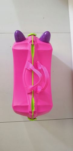 Walizka na Kółkach Dla Dzieci Jeździk Dziecięcy 2w1 Zabawka dla Dziecka Róż na Arena.pl