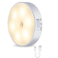 Lampka Nocna Bezprzewodowa LED Czujnik Ruchu Magnes USB