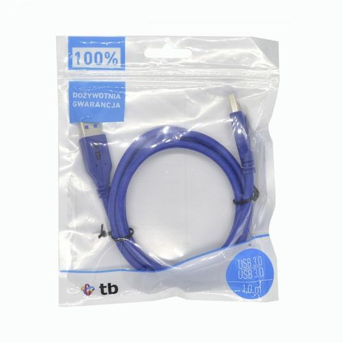 Kabel USB 3.0 AM-AM 1m. niebieski na Arena.pl