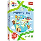 GRA EDUKACYJNA DLA DZIECI PAŃSTWA I FLAGI MISTRZ WIEDZY 6+ TREFL