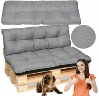 Na meble poduszka z palet ławkę 120x80+120x38 stal