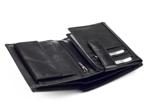 męski portfel skórzany rovicky czarny na Arena.pl