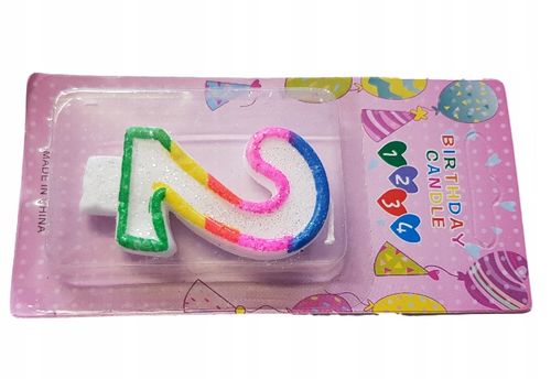 Świeczka na tor urodziny urodzinowa CYFRA 2 na Arena.pl