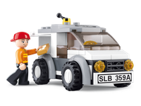 klocki sluban aviation dostawczy 75 el.  m38-b0359