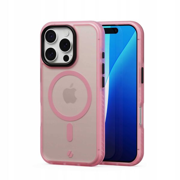 Spacecase Hybrid Fusion Mag Iphone 16 Pro Pink zdjęcie 12