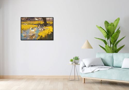 Plakat 84,1x59,4cm Słońce na Wsi na Arena.pl