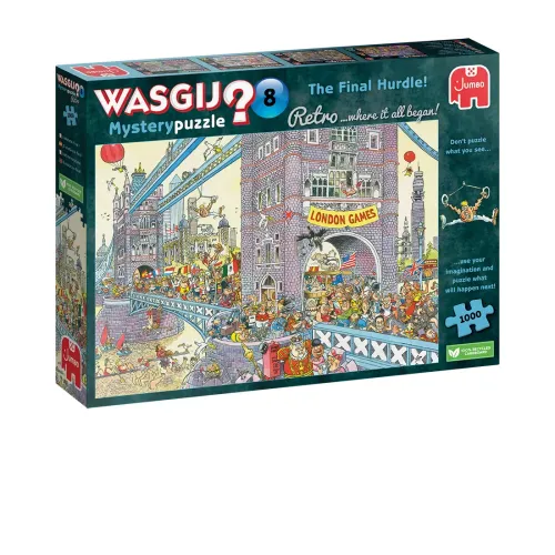 Wasgij Retro Mystery 8 The Final Hurdle | Jigsaw Puzzle For Adults 1000 Pie na Arena.pl