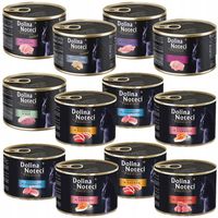 DOLINA NOTECI Premium Karma mokra dla kota Mix Smaków 12 x 185g bezzbożowa