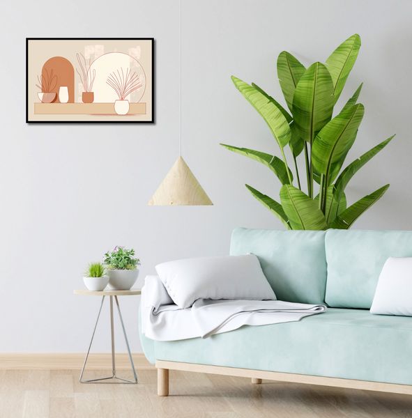 Plakat 60x40cm Widok Roślin zdjęcie 4