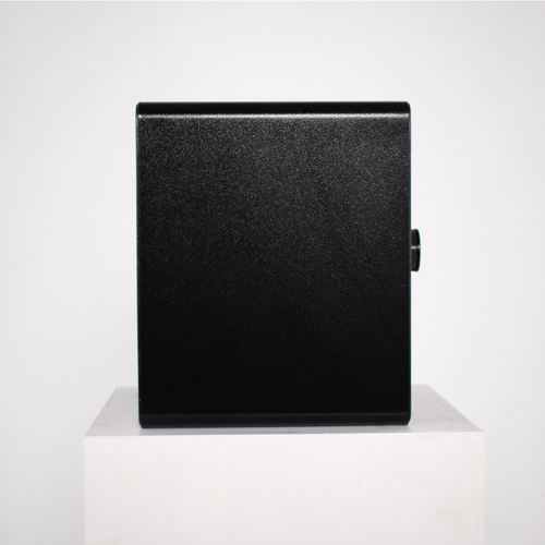 Pancerny Domowy Sejf z Zamkiem Elektronicznym i Kluczem 36x40x30 cm Czarny na Arena.pl