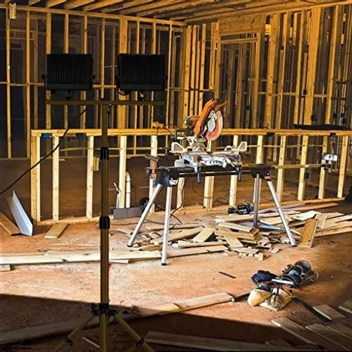 Halogen Naświetlacz LED 2x 100W + Statyw Budowlany na Arena.pl