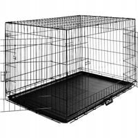 DUŻA KLATKA METALOWA KOJEC DLA PSÓW PSA 76x47x53