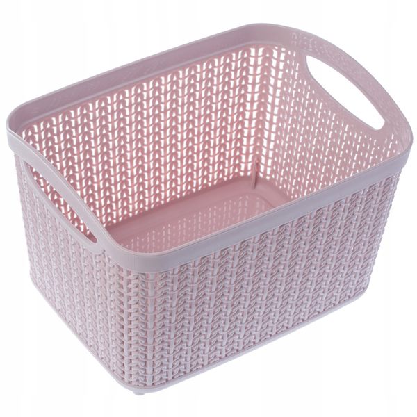 KOSZYK PLASTIKOWY PUDEŁKO POJEMNIK 6,6L KOLORY zdjęcie 2