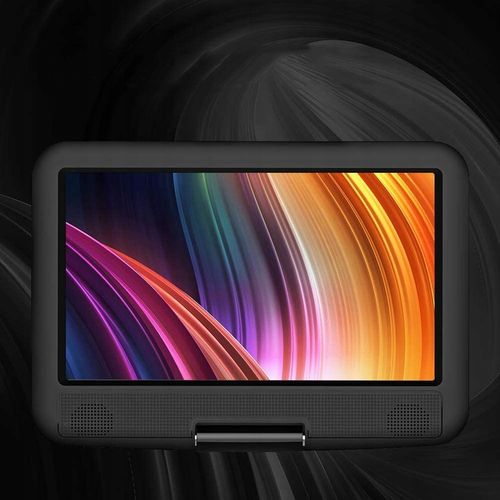 PRZENOŚNY SAMOCHODOWY ODTWARZACZ DVD 9'' LCD CZARNE 2000mAh Baterią na Arena.pl