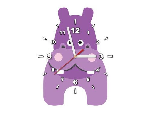 40X40CM ZEGAR HIPOPOTAM OBRAZ na Arena.pl