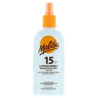 Malibu Sun Lotion Spray SPF15 Wodoodporny Spray 200ml