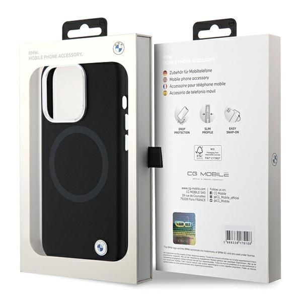 Etui BMW do iPhone 15 Pro 6.1"", Czarny MagSafe zdjęcie 8