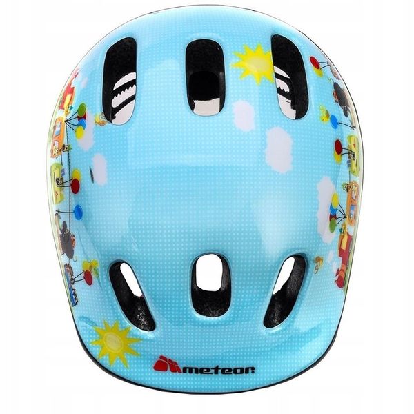 KASK ROWEROWY DZIECIĘCY LEKKI 48-52 cm METEOR zdjęcie 4