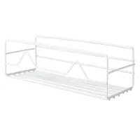 Półka łazienkowa pod prysznic prysznicowa loft wisząca metalowa biała