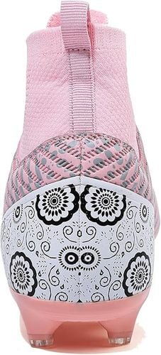 Męskie Buty Piłkarskie Korki z Wysoką Cholewką Różowe 37 EU Treningowe na Arena.pl