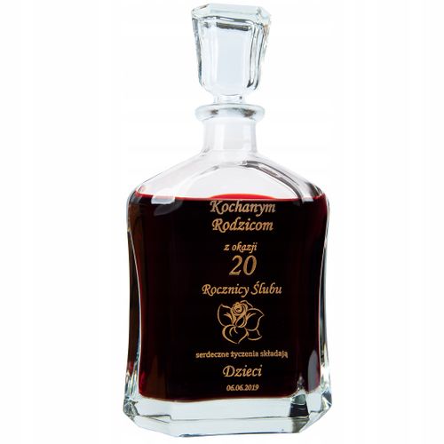 KARAFKA na Rocznicę Ślubu Jubileusz URODZINY na Arena.pl