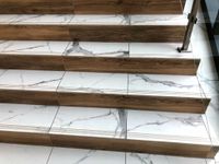 Płytki na schody BIAŁY MARMUR 30x60 CARRARA satyna