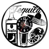 Zegar ścienny z płyty winylowej Tequila 1840.14
