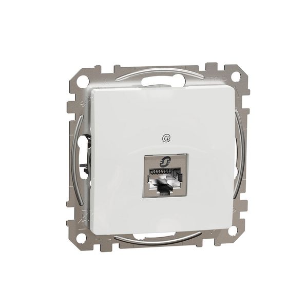 Sedna Design Gniazdo komp RJ45 kat.5e STP biały zdjęcie 1