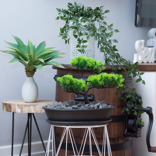 Doniczka ceramiczna bonsai Czarny 45 cm na Arena.pl