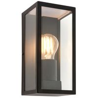 Kinkiet elewacyjny Oxford 80600 Endon industrialny lampion IP44 czarny