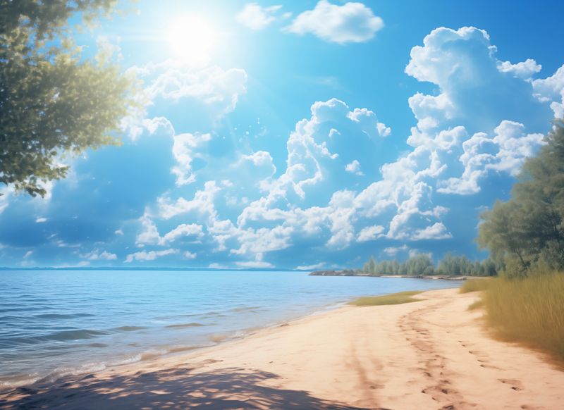 Plakat 55x40cm Letni Dzień zdjęcie 1