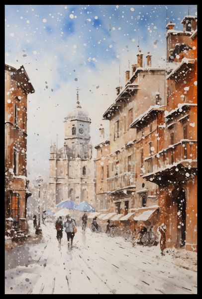 Plakat 40x60cm Urok Starych Miast zdjęcie 2