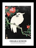 Plakat 13x18cm Design Cockatoo, Koson Vintage do Salonu