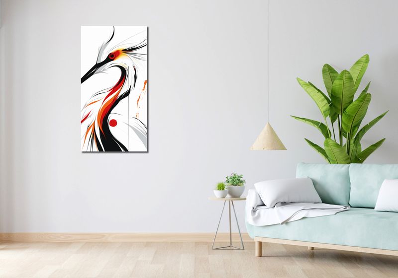 Obraz 50x100cm Bocian zdjęcie 2