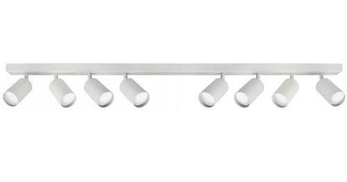 Lampa sufitowa 150 cm Natynkowa Szyna 8x GU10 LED Oprawa Tuba Spot na Arena.pl