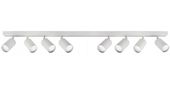 Lampa sufitowa 150 cm Natynkowa Szyna 8x GU10 LED Oprawa Tuba Spot