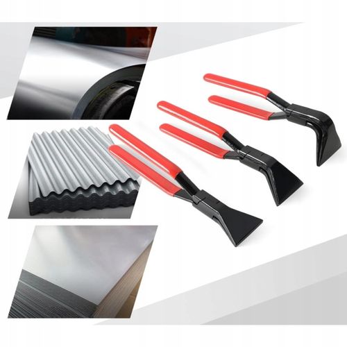 ZESTAW DEKARSKIE SZCZYPCE KLESZCZE GIĘCIA BLACH 275MM PROSTE ODGIĘTE 3 na Arena.pl