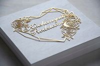 Zaproszenie ślubne dla rodziców w pudełku BIAŁE | ZŁOTE SERCE