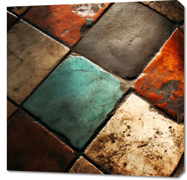 Obraz 70x70cm Ceramiczna Kompozycja zdjęcie 1