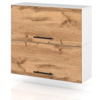 szafka kuchenna wisząca klapowa modułowa drewniana 80cm spremium dąb wotan