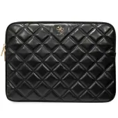 guess sleeve gucs14zpsqssgk 14czarny/black quilted 4g