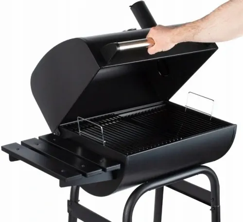 WĘGLOWY GRILL OGRODOWY pokrywa TERMOMETR kółka na Arena.pl